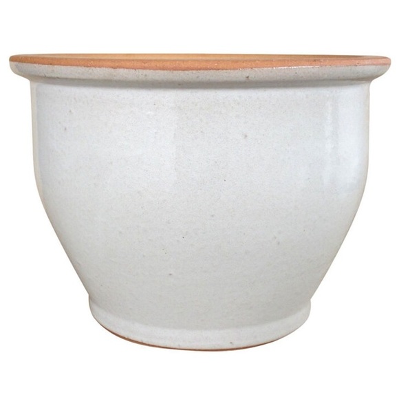 Terracotta Rim Stoneware Pot - Picture 2 of 12